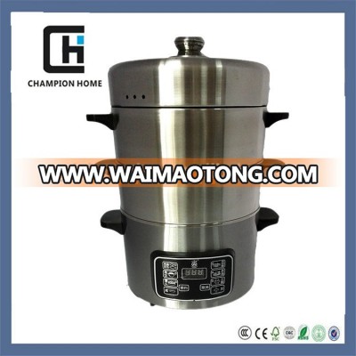 2015 Home Appliances Microcomputer stainless steel electric food steamer